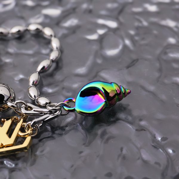 New LV/Louis Vuitton Shell Colorful Conch Multilayer Bracelet M1227A - Image 4