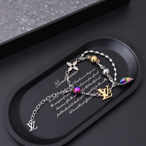 New LV/Louis Vuitton Shell Colorful Conch Multilayer Bracelet M1227A - Image 9